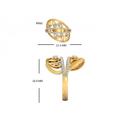 Tara Diamond Pendant set In Gold 